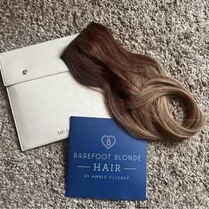Bfb Barefoot Blonde Hair Clip In Ponytail Extension Brunette Balayage Up Do